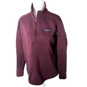 Patagonia Better Sweater 1/4 Zip Fleece Pullover- Women's Large
